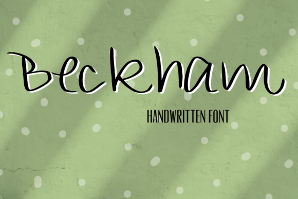 Beckham: A Delicate Script for Creative Branding