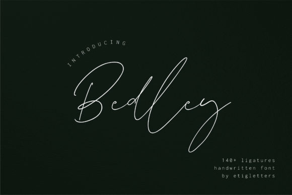 Bedley: A Timeless Handwritten Font for Branding and Design