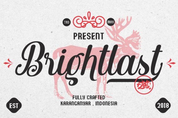 Brightlast: A Handwritten Font for Creative Crafters
