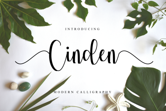 Cinden: A Handwritten Font for Crafters and Designers