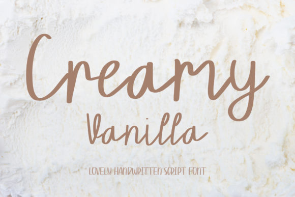 Creamy Vanilla: A Font That Elevates Your Brand