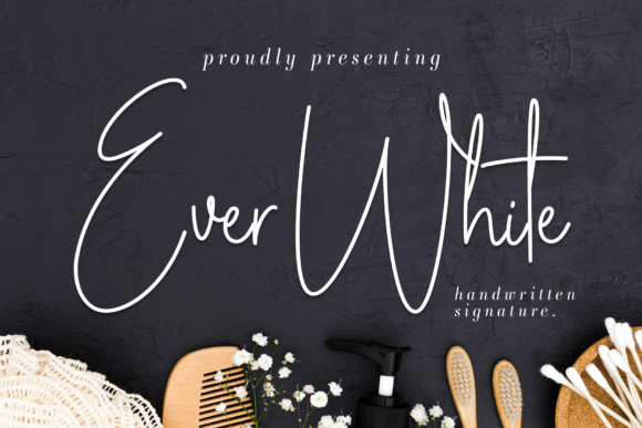 Ever White: A Script Font That Adds Elegance to Branding Projects