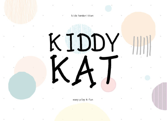 Kiddy Kat: A Handwritten Font for Digital Design