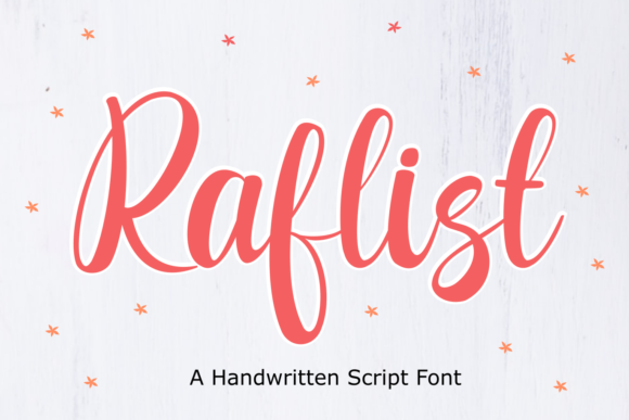 Raflist: A Script Font That Elevates Your Digital Brand