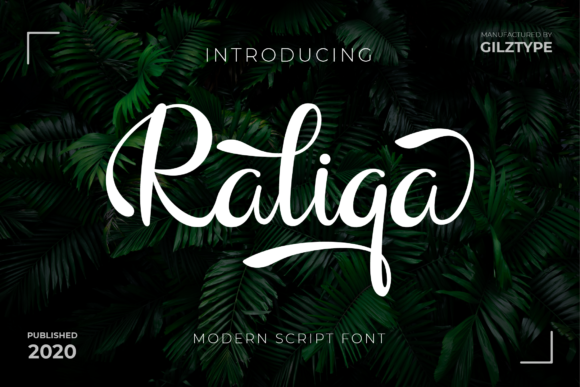 Raliqa: A Script Font for Elegant Web Design