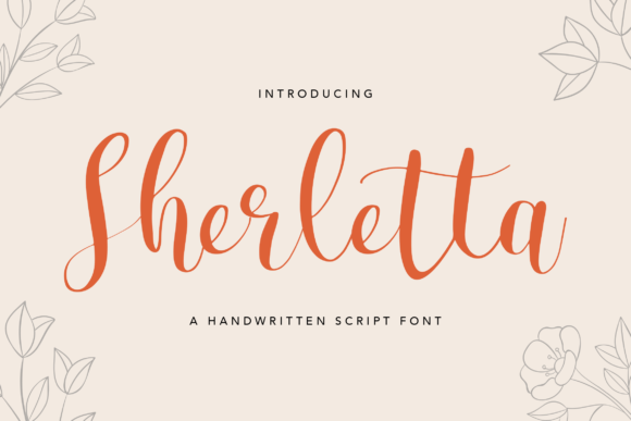 Sherletta: A Timeless Script Font for Editorial Design