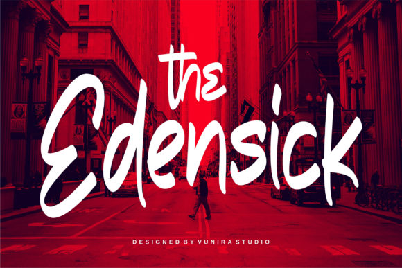 The Edensick Font: A Handwritten Touch for Every Craft Project