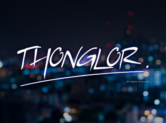 Thonglor: A Script Font for Modern Web Design