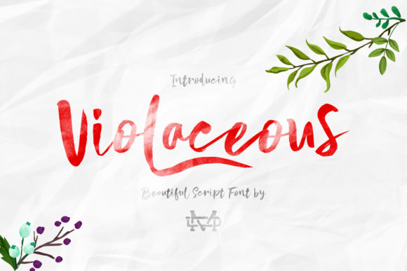 Violaceous: A Font That Breathes Life into Every Craft Project