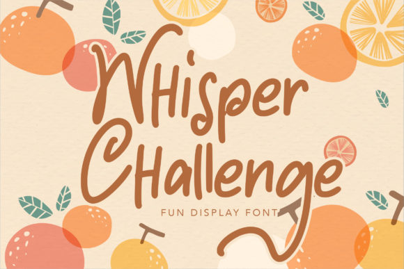 Whisper Challenge: The Font That Speaks Volumes